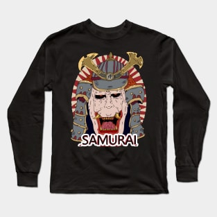 samurai zombie Long Sleeve T-Shirt